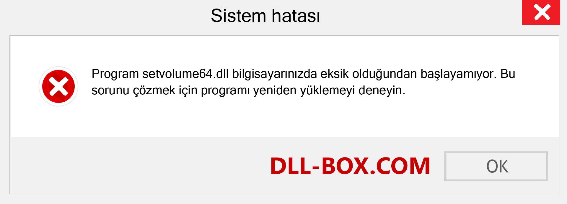 setvolume64.dll dosyası eksik mi? Windows 7, 8, 10 için İndirin - Windows'ta setvolume64 dll Eksik Hatasını Düzeltin, fotoğraflar, resimler